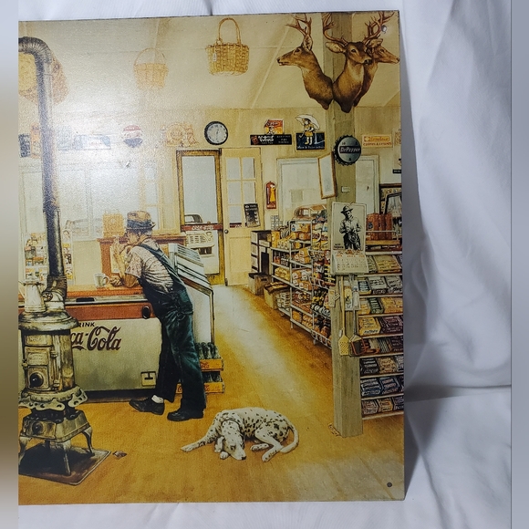 The Gathering Place Vtg 1999 Coca Cola Americana Retro Metal Sign - Picture 3 of 6